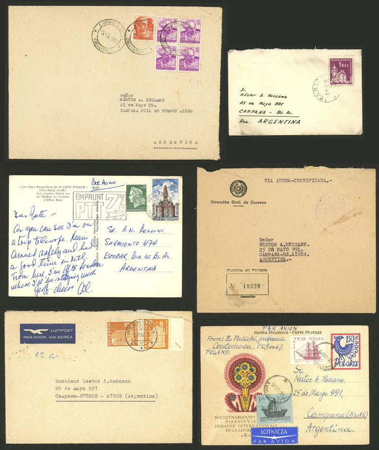 Lot 2405 - worldwide postal history -  Guillermo Jalil - Philatino Auction # 2629 WORLDWIDE + ARGENTINA: General August auction