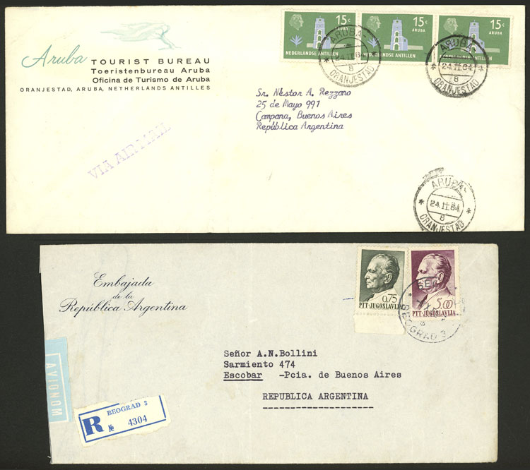 Lot 2405 - worldwide postal history -  Guillermo Jalil - Philatino Auction # 2629 WORLDWIDE + ARGENTINA: General August auction