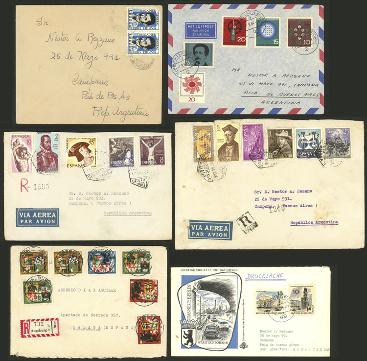 Lot 2405 - worldwide postal history -  Guillermo Jalil - Philatino Auction # 2629 WORLDWIDE + ARGENTINA: General August auction