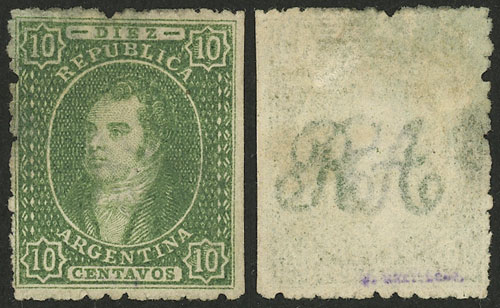 Lot 282 - Argentina rivadavias - Guillermo Jalil - Philatino Auction # 2629 WORLDWIDE + ARGENTINA: General August auction Lot 282 - Argentina rivadavias - Guillermo Jalil - Philatino Auction # 2629 WORLDWIDE + ARGENTINA: General August auction