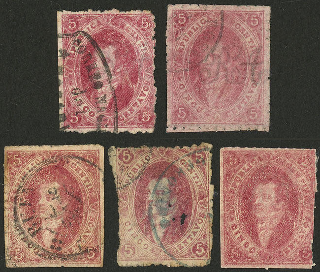 Lot 286 - Argentina rivadavias -  Guillermo Jalil - Philatino Auction # 2629 WORLDWIDE + ARGENTINA: General August auction