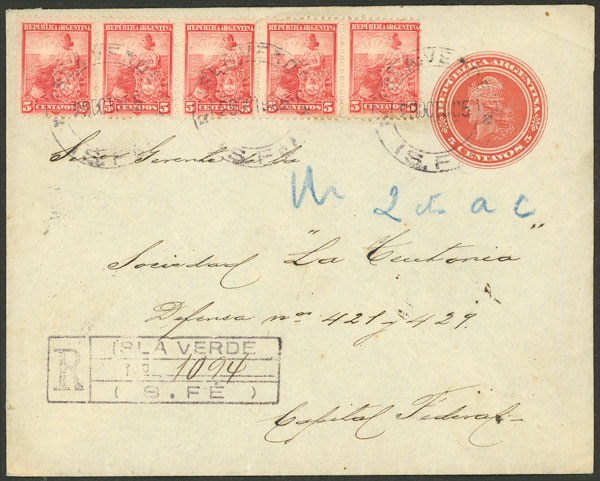 Lot 463 - Argentina postal history - Guillermo Jalil - Philatino Auction # 2629 WORLDWIDE + ARGENTINA: General August auction Lot 463 - Argentina postal history - Guillermo Jalil - Philatino Auction # 2629 WORLDWIDE + ARGENTINA: General August auction
