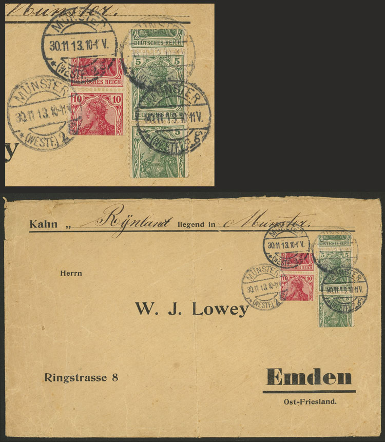 Lot 60 - germany postal history -  Guillermo Jalil - Philatino Auction # 2629 WORLDWIDE + ARGENTINA: General August auction