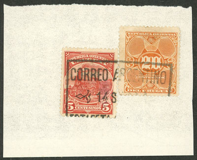 Lot 2484 - Uruguay postal history - Guillermo Jalil - Philatino Auction # 2629 WORLDWIDE + ARGENTINA: General August auction Lot 2484 - Uruguay postal history - Guillermo Jalil - Philatino Auction # 2629 WORLDWIDE + ARGENTINA: General August auction