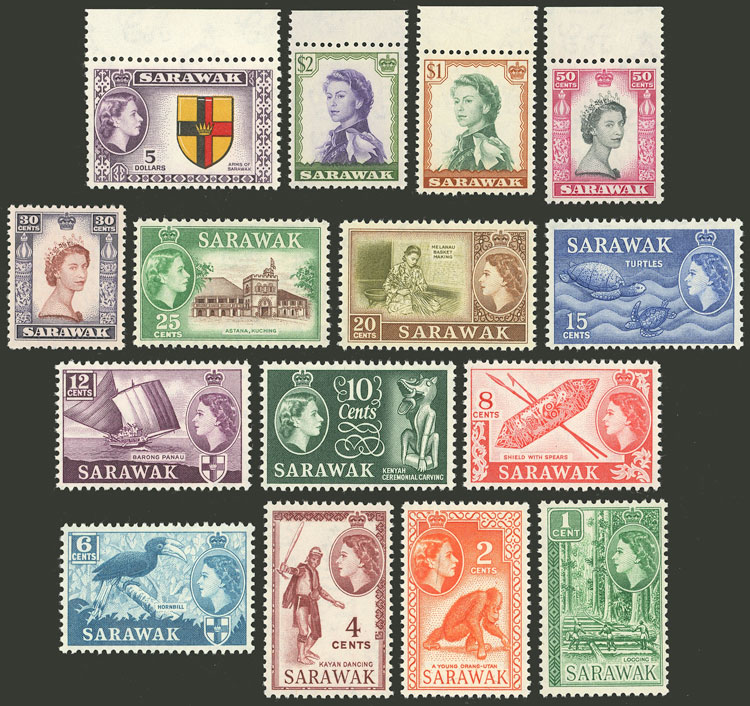 Lot 1790 - MALAYSIA - SARAWAK general issues -  Guillermo Jalil - Philatino Auction # 2629 WORLDWIDE + ARGENTINA: General August auction
