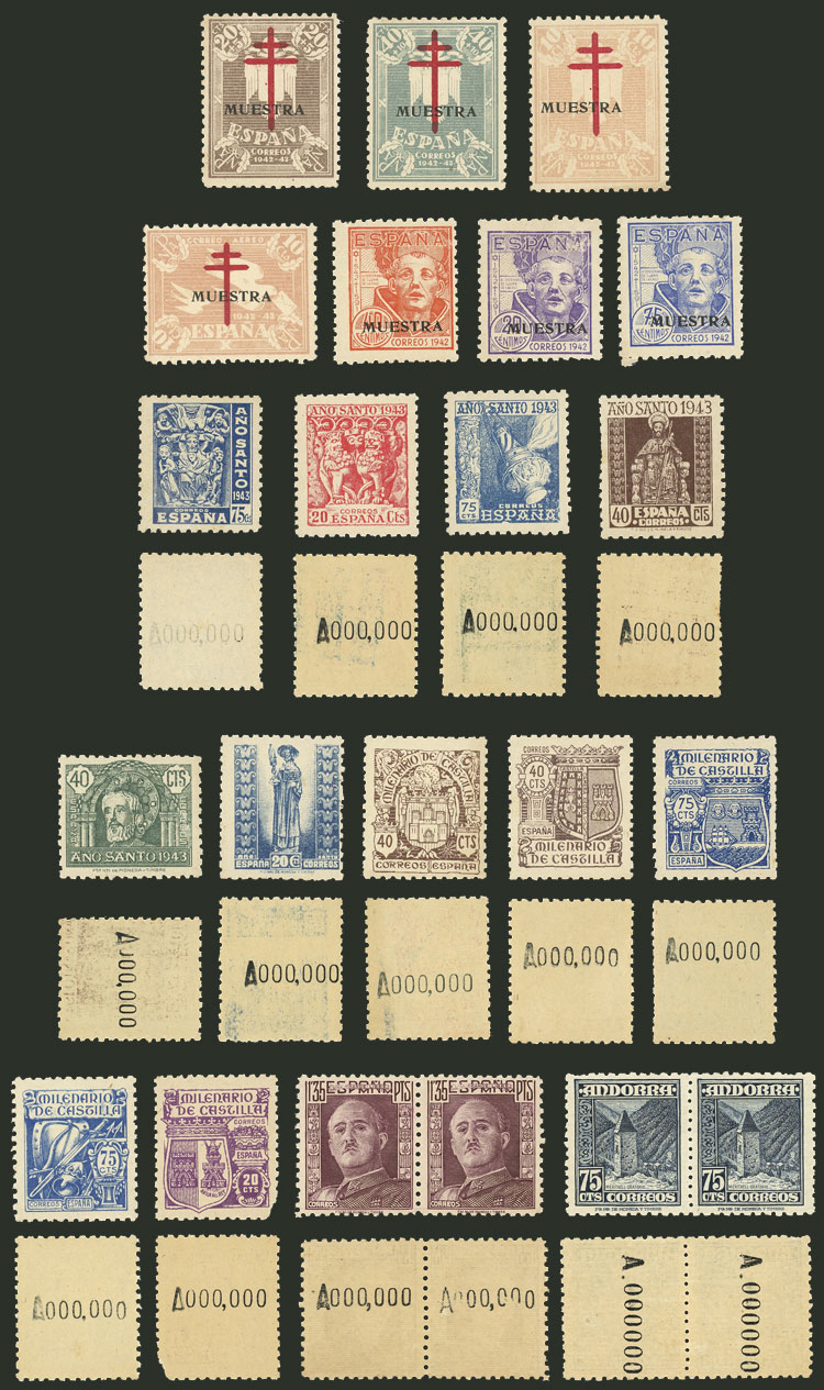 Lot 1312 - Spain general issues - Guillermo Jalil - Philatino Auction # 2629 WORLDWIDE + ARGENTINA: General August auction Lot 1312 - Spain general issues - Guillermo Jalil - Philatino Auction # 2629 WORLDWIDE + ARGENTINA: General August auction