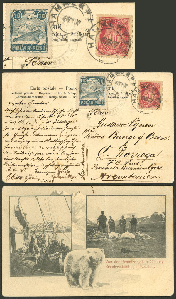 Lot 1907 - Norway postal history - Guillermo Jalil - Philatino Auction # 2629 WORLDWIDE + ARGENTINA: General August auction Lot 1907 - Norway postal history - Guillermo Jalil - Philatino Auction # 2629 WORLDWIDE + ARGENTINA: General August auction