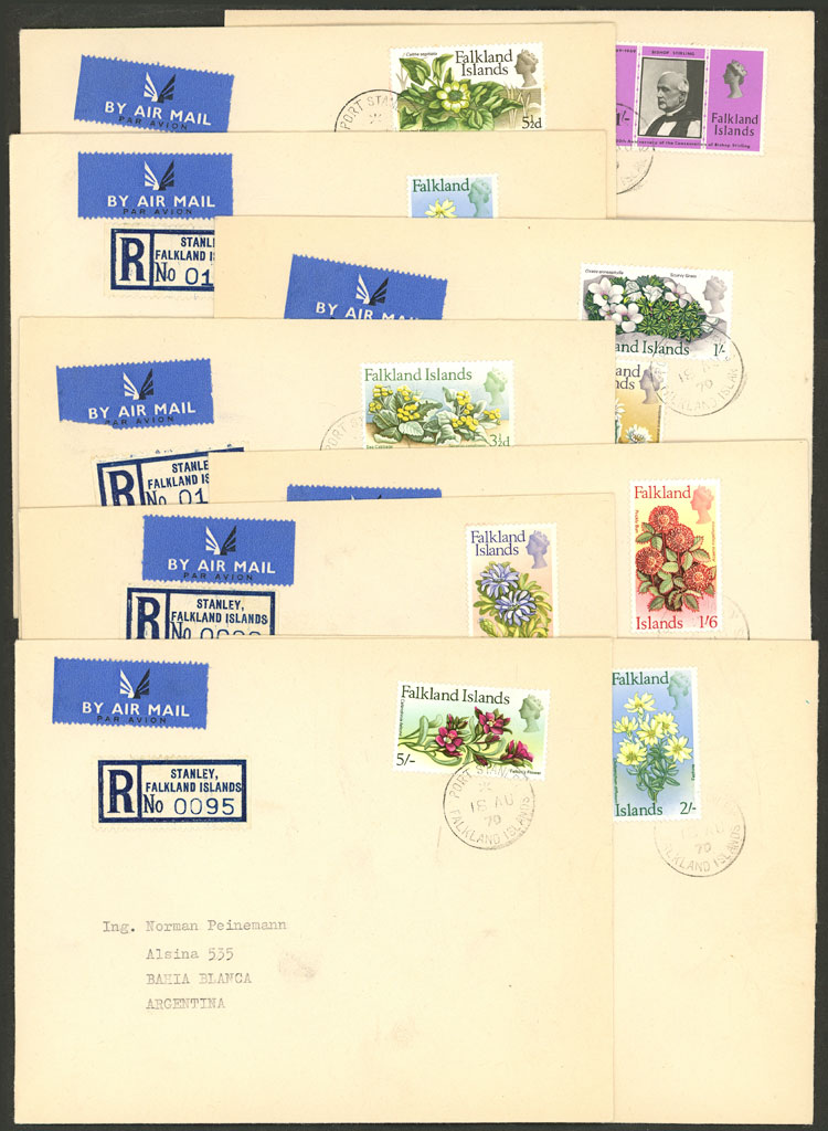 Lot 1824 - falkland islands/malvinas postal history -  Guillermo Jalil - Philatino Auction # 2629 WORLDWIDE + ARGENTINA: General August auction