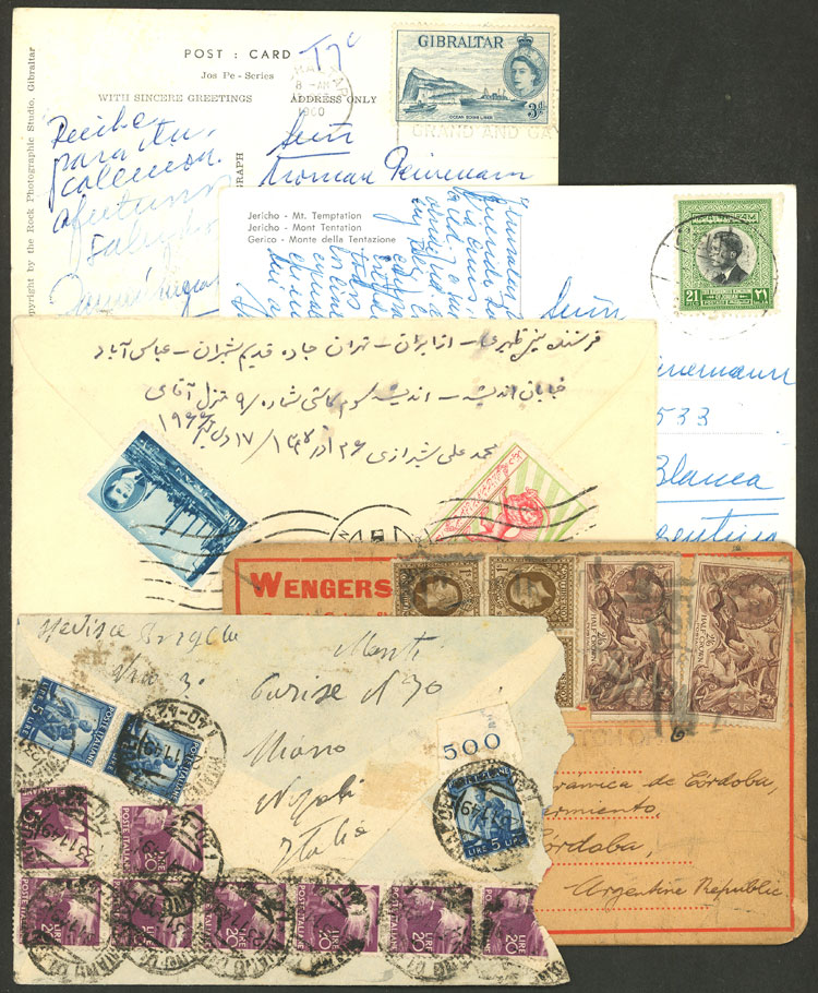 Lot 2396 - worldwide postal history - Guillermo Jalil - Philatino Auction # 2629 WORLDWIDE + ARGENTINA: General August auction Lot 2396 - worldwide postal history - Guillermo Jalil - Philatino Auction # 2629 WORLDWIDE + ARGENTINA: General August auction
