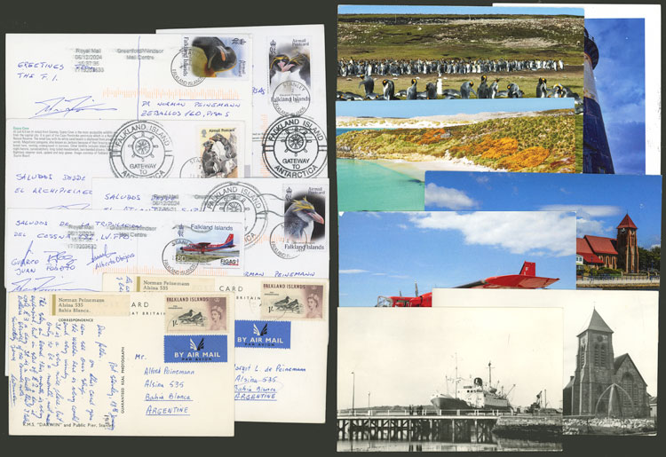 Lot 1822 - falkland islands/malvinas postal history -  Guillermo Jalil - Philatino Auction # 2629 WORLDWIDE + ARGENTINA: General August auction