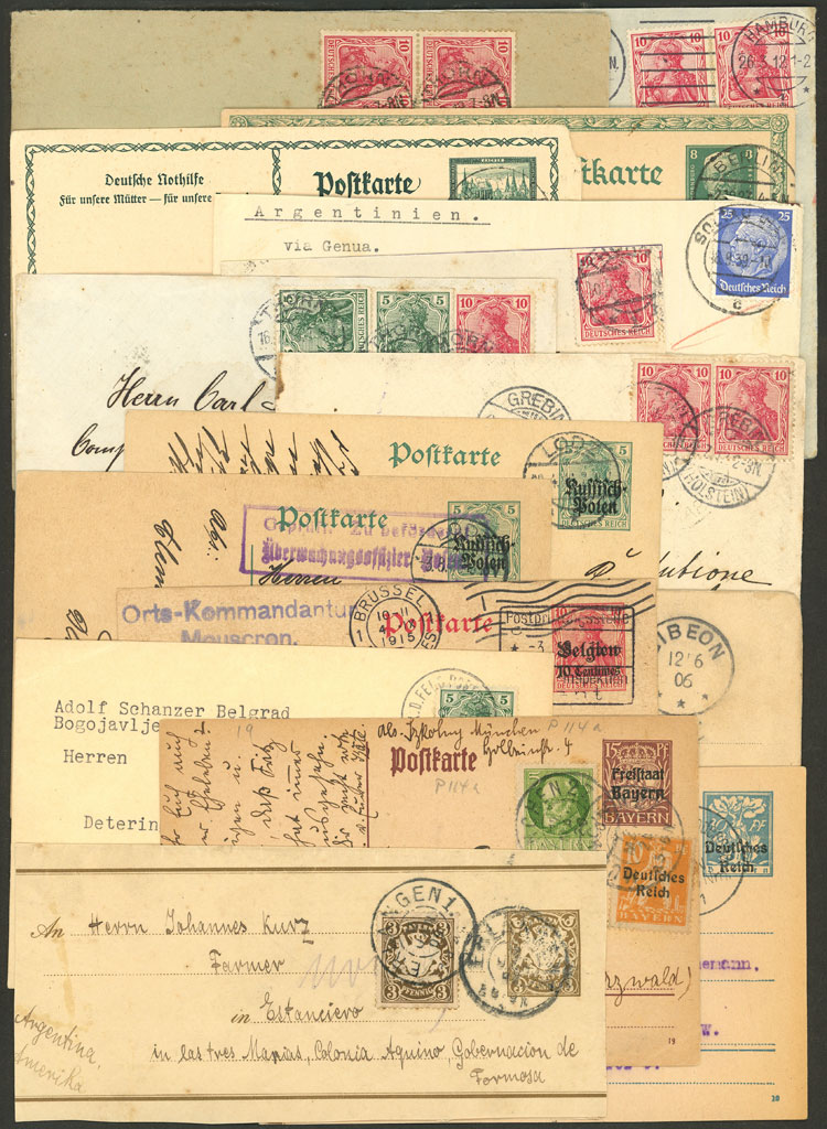 Lot 66 - germany postal history -  Guillermo Jalil - Philatino Auction # 2629 WORLDWIDE + ARGENTINA: General August auction