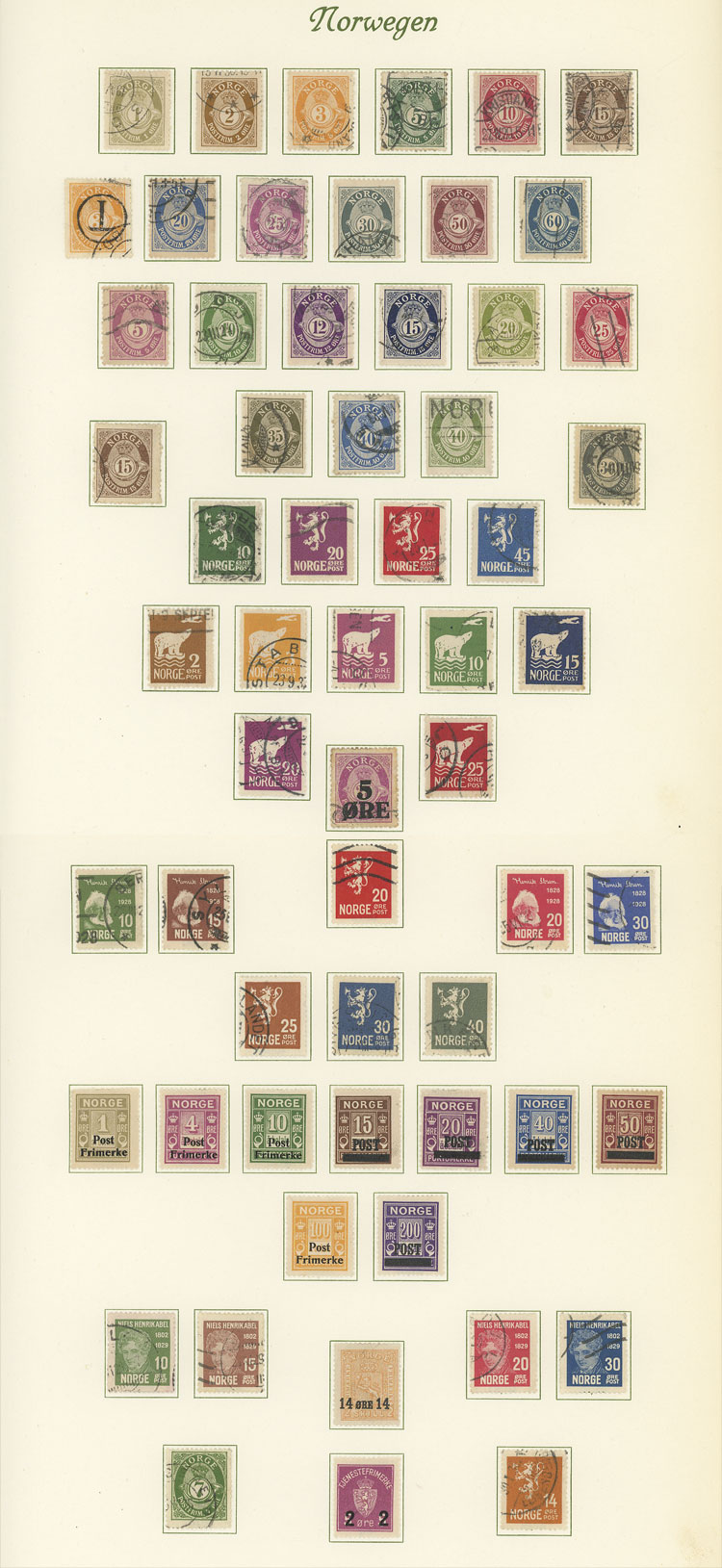 Lot 1908 - Norway Lots and Collections - Guillermo Jalil - Philatino Auction # 2629 WORLDWIDE + ARGENTINA: General August auction Lot 1908 - Norway Lots and Collections - Guillermo Jalil - Philatino Auction # 2629 WORLDWIDE + ARGENTINA: General August auction