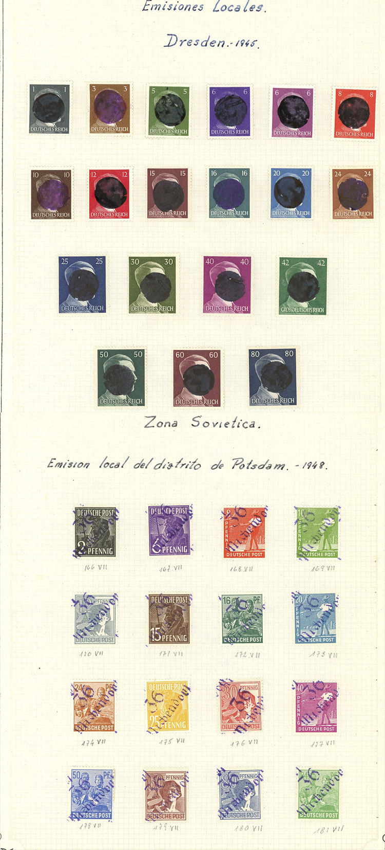 Lot 136 - germany Lots and Collections - Guillermo Jalil - Philatino Auction # 2629 WORLDWIDE + ARGENTINA: General August auction Lot 136 - germany Lots and Collections - Guillermo Jalil - Philatino Auction # 2629 WORLDWIDE + ARGENTINA: General August auction