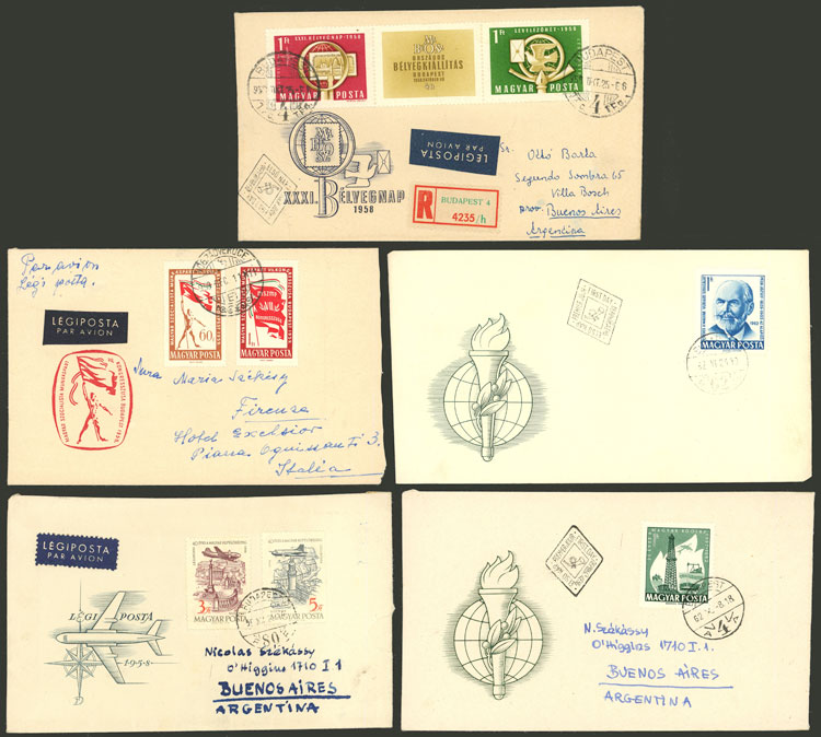 Lot 1610 - Hungary Lots and Collections -  Guillermo Jalil - Philatino Auction # 2629 WORLDWIDE + ARGENTINA: General August auction