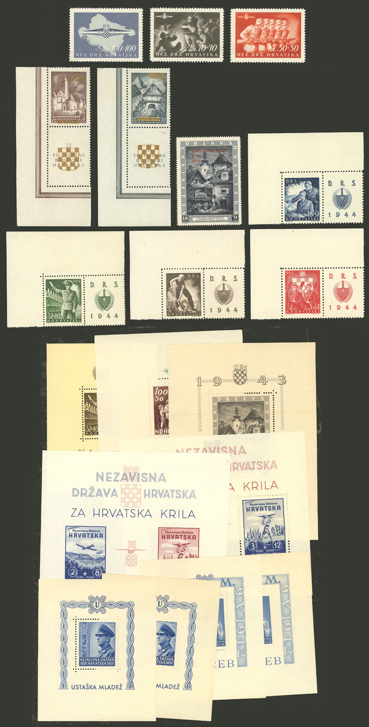 Lot 1135 - Croatia Lots and Collections - Guillermo Jalil - Philatino Auction # 2629 WORLDWIDE + ARGENTINA: General August auction Lot 1135 - Croatia Lots and Collections - Guillermo Jalil - Philatino Auction # 2629 WORLDWIDE + ARGENTINA: General August auction