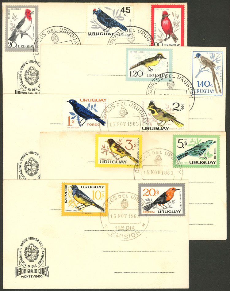Lot 2476 - Uruguay airmail - Guillermo Jalil - Philatino Auction # 2629 WORLDWIDE + ARGENTINA: General August auction Lot 2476 - Uruguay airmail - Guillermo Jalil - Philatino Auction # 2629 WORLDWIDE + ARGENTINA: General August auction