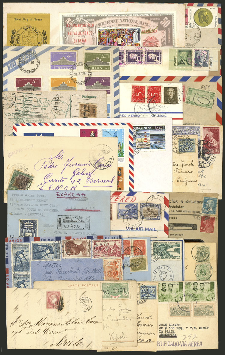 Lot 2385 - worldwide postal history - Guillermo Jalil - Philatino Auction # 2629 WORLDWIDE + ARGENTINA: General August auction Lot 2385 - worldwide postal history - Guillermo Jalil - Philatino Auction # 2629 WORLDWIDE + ARGENTINA: General August auction
