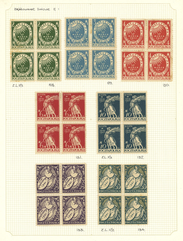Lot 2087 - Poland general issues - Guillermo Jalil - Philatino Auction # 2629 WORLDWIDE + ARGENTINA: General August auction Lot 2087 - Poland general issues - Guillermo Jalil - Philatino Auction # 2629 WORLDWIDE + ARGENTINA: General August auction