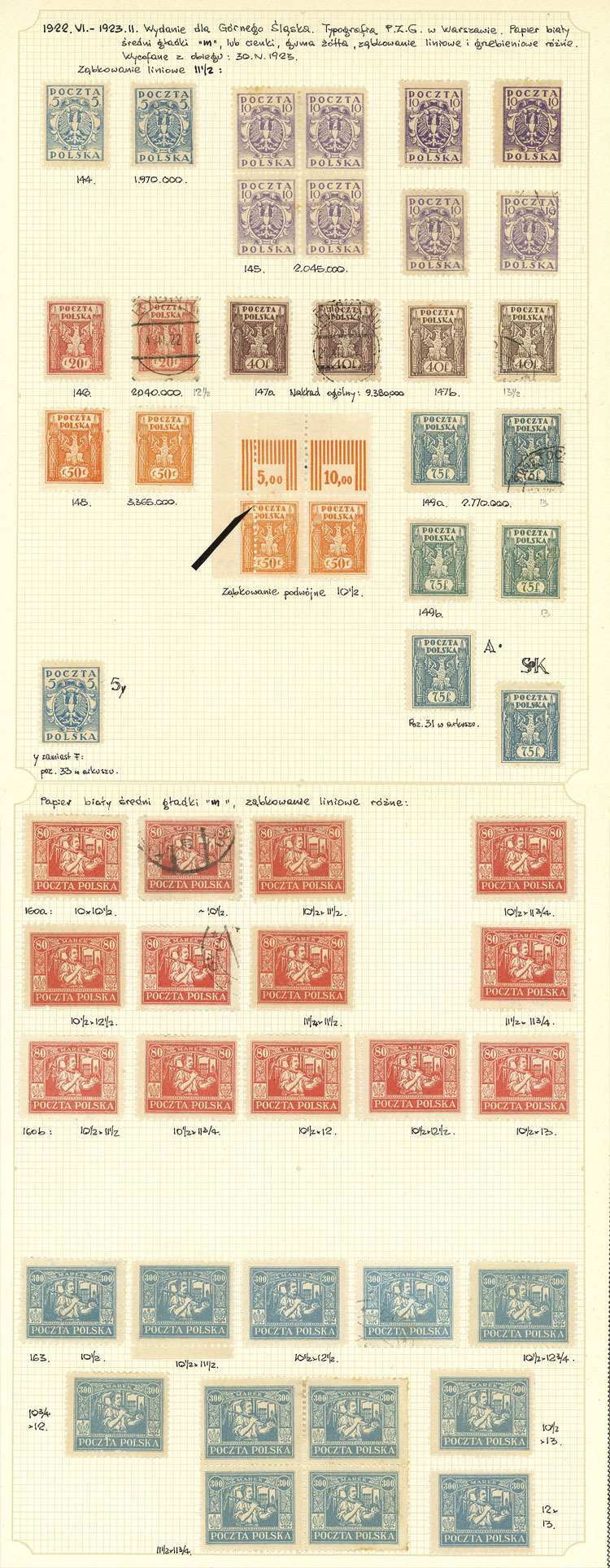 Lot 2090 - Poland general issues - Guillermo Jalil - Philatino Auction # 2629 WORLDWIDE + ARGENTINA: General August auction Lot 2090 - Poland general issues - Guillermo Jalil - Philatino Auction # 2629 WORLDWIDE + ARGENTINA: General August auction