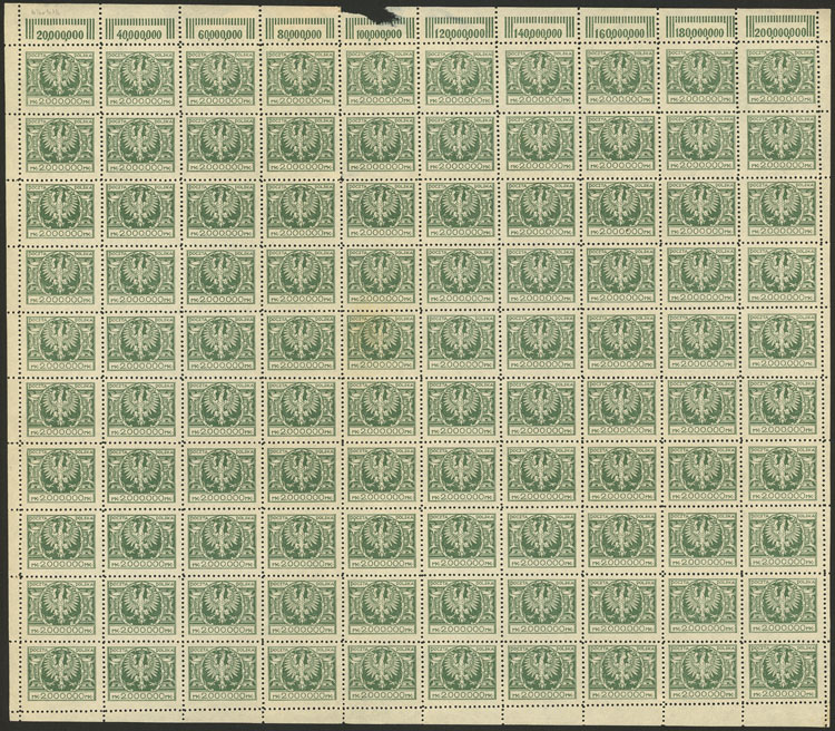 Lot 2095 - Poland general issues - Guillermo Jalil - Philatino Auction # 2629 WORLDWIDE + ARGENTINA: General August auction Lot 2095 - Poland general issues - Guillermo Jalil - Philatino Auction # 2629 WORLDWIDE + ARGENTINA: General August auction