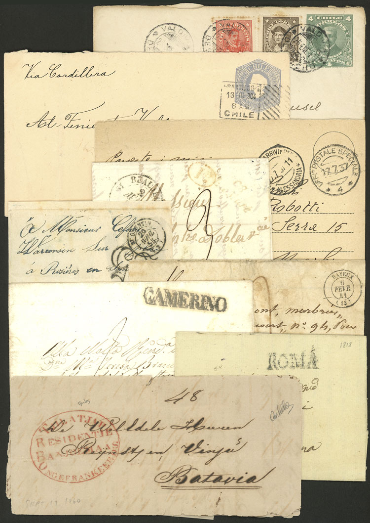Lot 2384 - worldwide postal history - Guillermo Jalil - Philatino Auction # 2629 WORLDWIDE + ARGENTINA: General August auction Lot 2384 - worldwide postal history - Guillermo Jalil - Philatino Auction # 2629 WORLDWIDE + ARGENTINA: General August auction