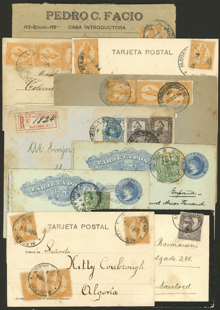 Lot 2491 - Uruguay postal history - Guillermo Jalil - Philatino Auction # 2629 WORLDWIDE + ARGENTINA: General August auction Lot 2491 - Uruguay postal history - Guillermo Jalil - Philatino Auction # 2629 WORLDWIDE + ARGENTINA: General August auction