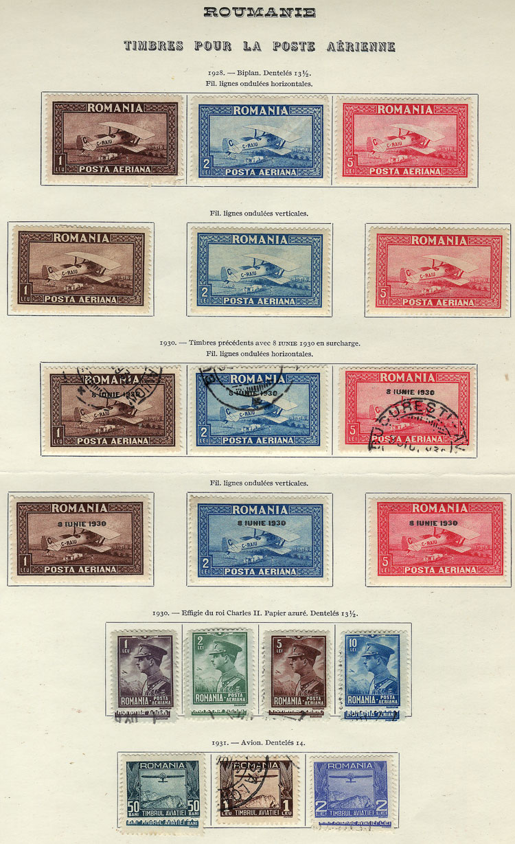 Lot 2259 - Romania airmail - Guillermo Jalil - Philatino Auction # 2629 WORLDWIDE + ARGENTINA: General August auction Lot 2259 - Romania airmail - Guillermo Jalil - Philatino Auction # 2629 WORLDWIDE + ARGENTINA: General August auction