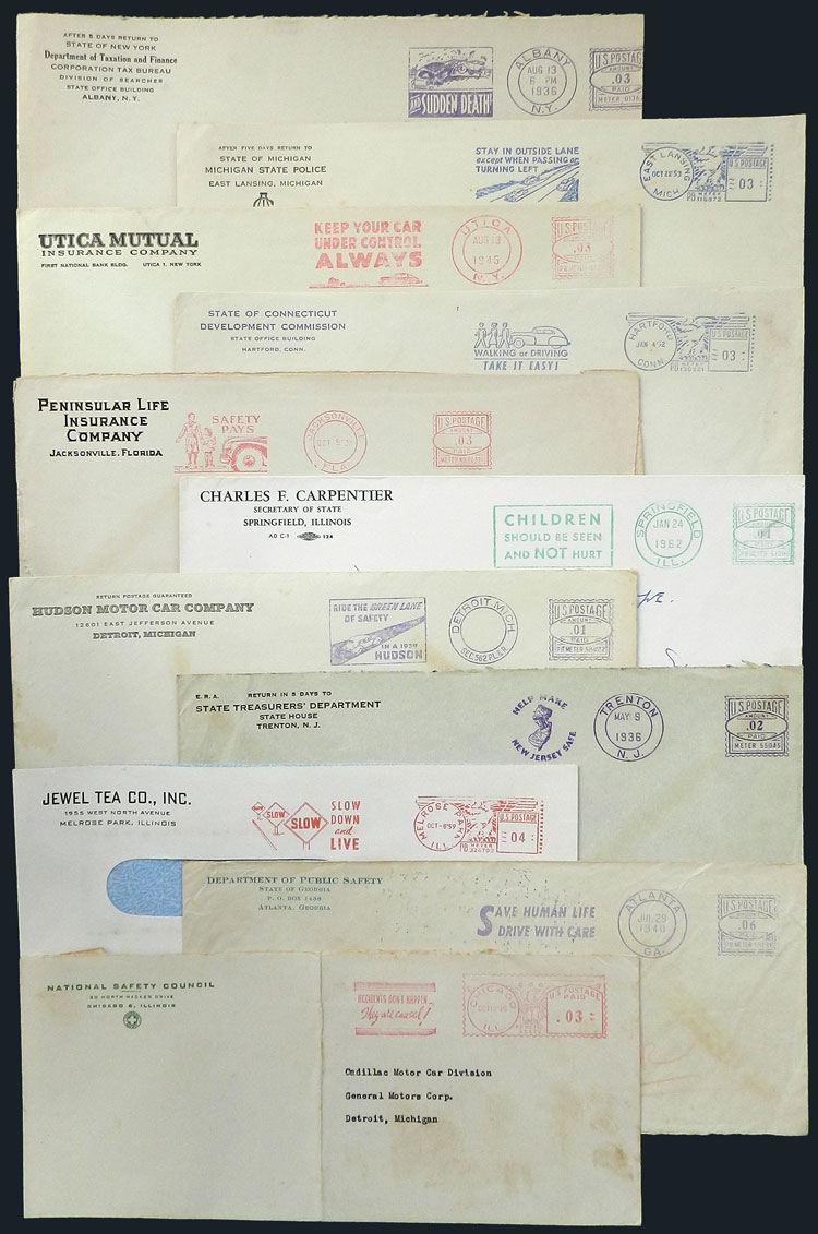 Lot 4 - TOPIC CARS - TRAFFIC SAFETY postal history - Guillermo Jalil - Philatino Auction # 2629 WORLDWIDE + ARGENTINA: General August auction Lot 4 - TOPIC CARS - TRAFFIC SAFETY postal history - Guillermo Jalil - Philatino Auction # 2629 WORLDWIDE + ARGENTINA: General August auction