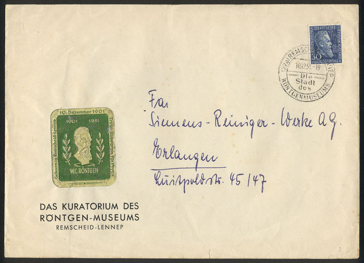 Lot 178 - west germany postal history -  Guillermo Jalil - Philatino Auction # 2629 WORLDWIDE + ARGENTINA: General August auction