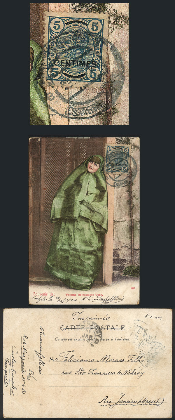 Lot 2377 - turkey - austrian offices postal history - Guillermo Jalil - Philatino Auction # 2629 WORLDWIDE + ARGENTINA: General August auction Lot 2377 - turkey - austrian offices postal history - Guillermo Jalil - Philatino Auction # 2629 WORLDWIDE + ARGENTINA: General August auction