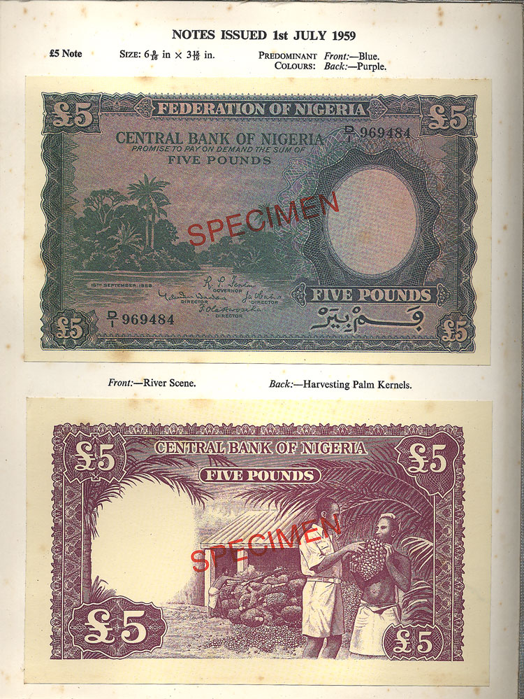Lot 1903 - nigeria paper money - Guillermo Jalil - Philatino Auction # 2629 WORLDWIDE + ARGENTINA: General August auction Lot 1903 - nigeria paper money - Guillermo Jalil - Philatino Auction # 2629 WORLDWIDE + ARGENTINA: General August auction