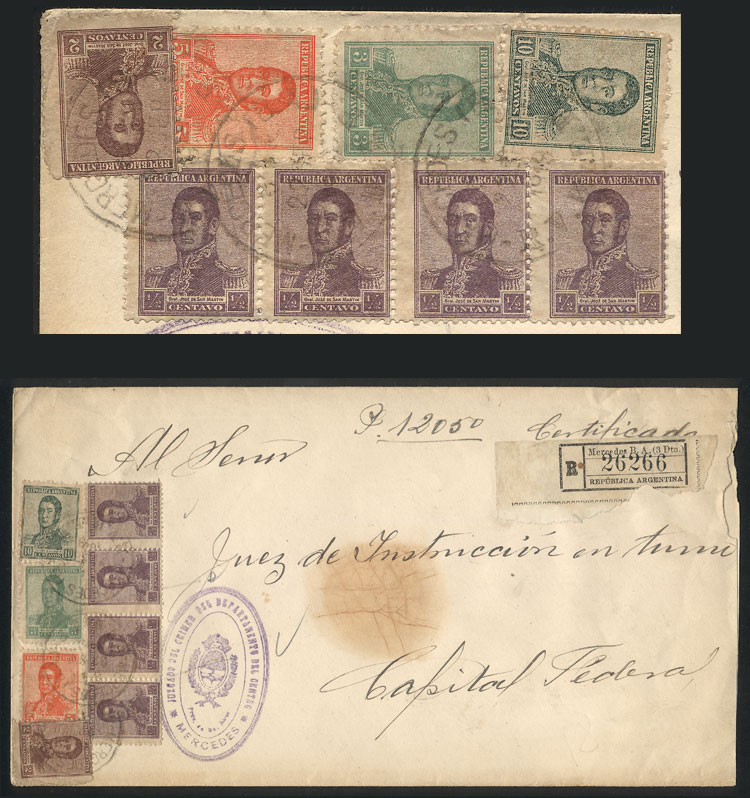 Lot 475 - Argentina postal history - Guillermo Jalil - Philatino Auction # 2629 WORLDWIDE + ARGENTINA: General August auction Lot 475 - Argentina postal history - Guillermo Jalil - Philatino Auction # 2629 WORLDWIDE + ARGENTINA: General August auction