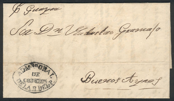 Lot 1946 - Paraguay postal history -  Guillermo Jalil - Philatino Auction # 2629 WORLDWIDE + ARGENTINA: General August auction