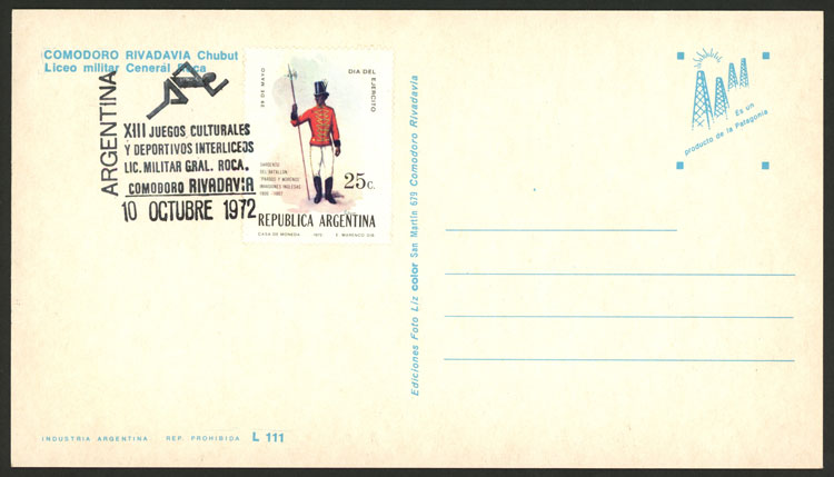 Lot 1140 - Argentina postal history -  Guillermo Jalil - Philatino Auction # 2632 ARGENTINA: Great general auction with very low starts!