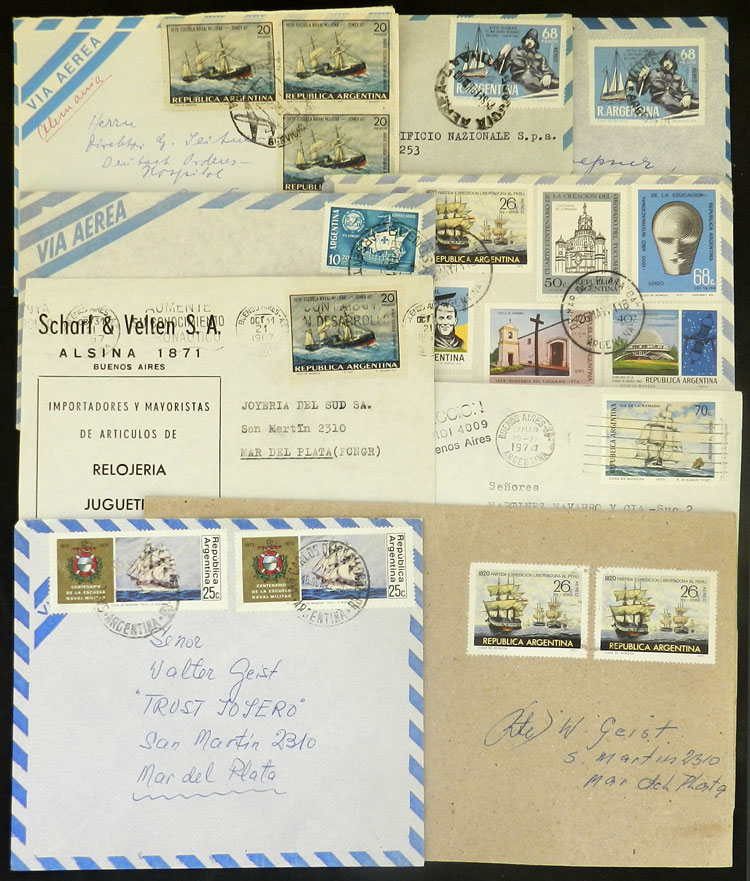Lot 1139 - Argentina postal history -  Guillermo Jalil - Philatino Auction # 2632 ARGENTINA: Great general auction with very low starts!