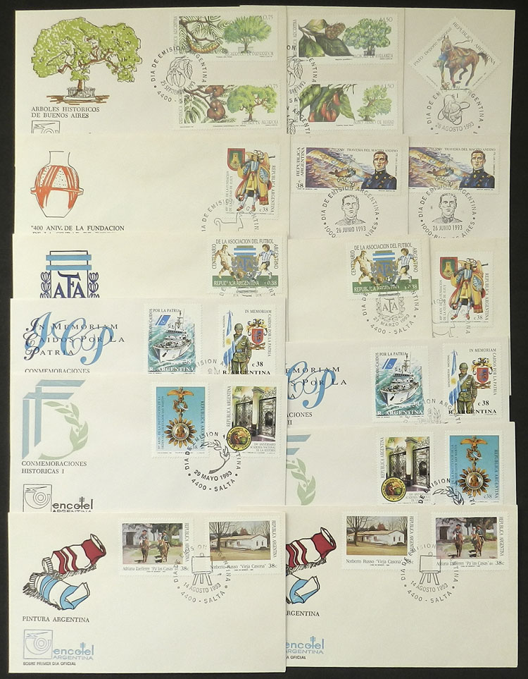 Lot 1193 - Argentina Lots and Collections -  Guillermo Jalil - Philatino Auction # 2632 ARGENTINA: Great general auction with very low starts!
