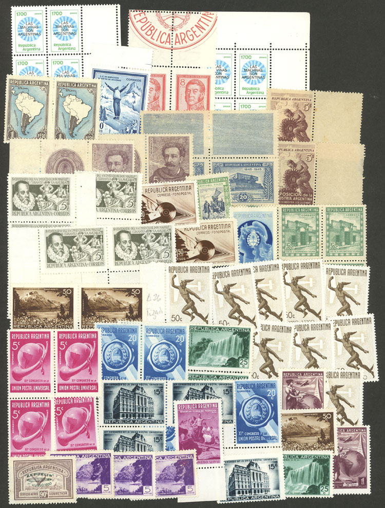 Lot 1188 - Argentina Lots and Collections -  Guillermo Jalil - Philatino Auction # 2632 ARGENTINA: Great general auction with very low starts!