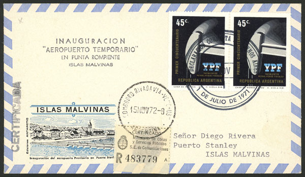 Lot 1141 - Argentina postal history -  Guillermo Jalil - Philatino Auction # 2632 ARGENTINA: Great general auction with very low starts!