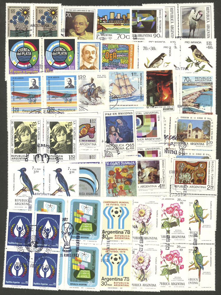 Lot 1191 - Argentina Lots and Collections -  Guillermo Jalil - Philatino Auction # 2632 ARGENTINA: Great general auction with very low starts!