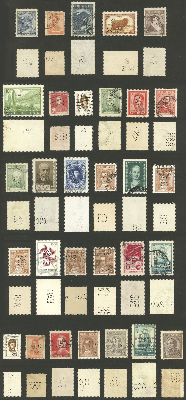 Lot 1187 - Argentina Lots and Collections -  Guillermo Jalil - Philatino Auction # 2632 ARGENTINA: Great general auction with very low starts!