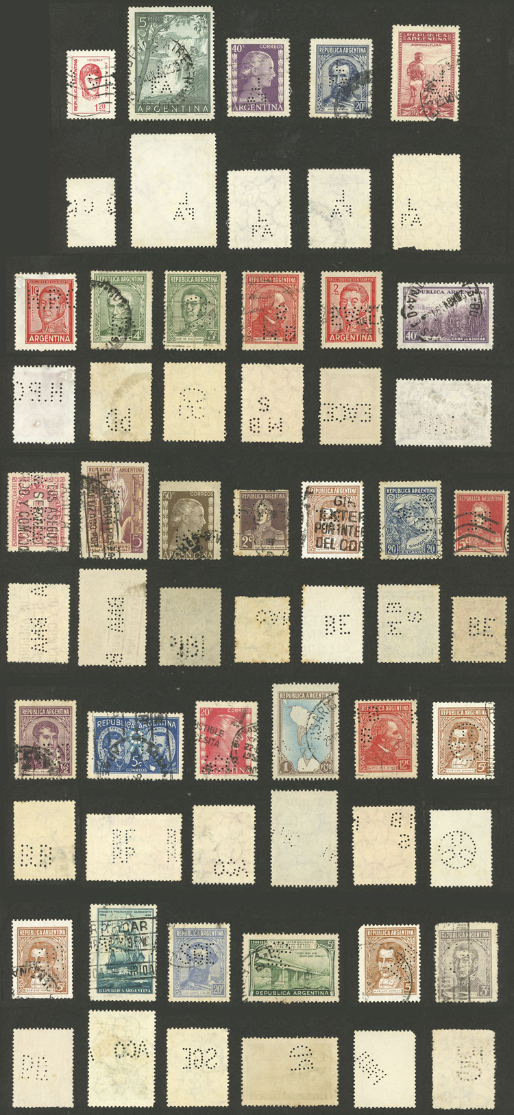 Lot 1186 - Argentina Lots and Collections -  Guillermo Jalil - Philatino Auction # 2632 ARGENTINA: Great general auction with very low starts!