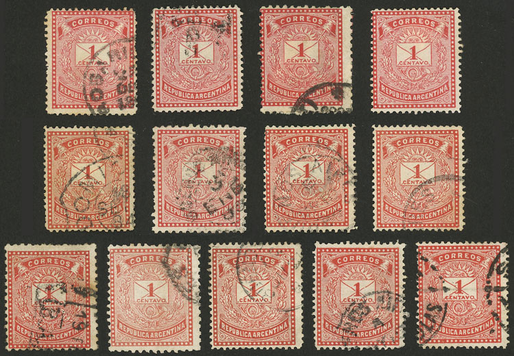 Lot 131 - Argentina general issues -  Guillermo Jalil - Philatino Auction # 2632 ARGENTINA: Great general auction with very low starts!