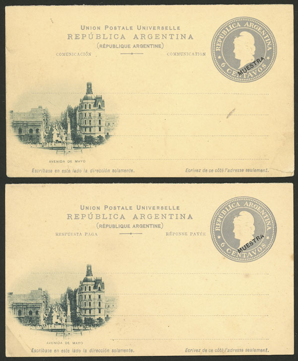 Lot 1032 - Argentina postal stationeries - Guillermo Jalil - Philatino Auction # 2632 ARGENTINA: Great general auction with very low starts! Lot 1032 - Argentina postal stationeries - Guillermo Jalil - Philatino Auction # 2632 ARGENTINA: Great general auction with very low starts!