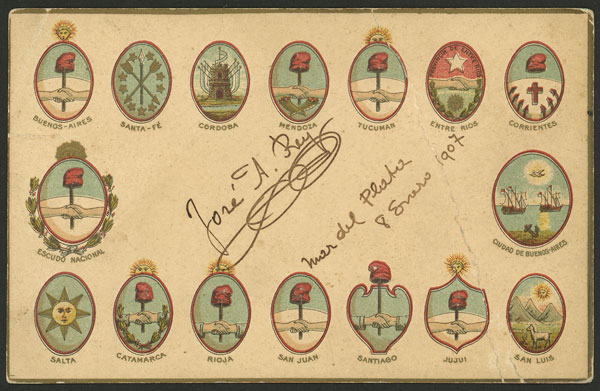 Lot 1083 - Argentina postal history -  Guillermo Jalil - Philatino Auction # 2632 ARGENTINA: Great general auction with very low starts!