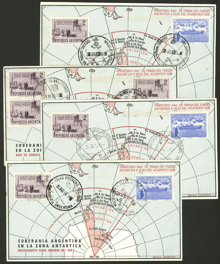 Lot 4 - argentine antarctica postal history - Guillermo Jalil - Philatino Auction # 2632 ARGENTINA: Great general auction with very low starts! Lot 4 - argentine antarctica postal history - Guillermo Jalil - Philatino Auction # 2632 ARGENTINA: Great general auction with very low starts!