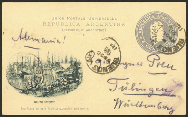 Lot 1027 - Argentina postal stationeries - Guillermo Jalil - Philatino Auction # 2632 ARGENTINA: Great general auction with very low starts! Lot 1027 - Argentina postal stationeries - Guillermo Jalil - Philatino Auction # 2632 ARGENTINA: Great general auction with very low starts!