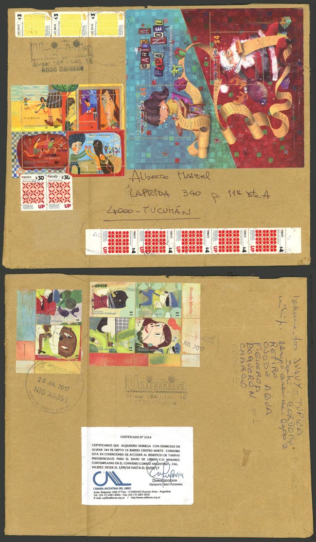 Lot 1161 - Argentina postal history - Guillermo Jalil - Philatino Auction # 2632 ARGENTINA: Great general auction with very low starts! Lot 1161 - Argentina postal history - Guillermo Jalil - Philatino Auction # 2632 ARGENTINA: Great general auction with very low starts!