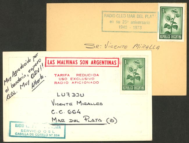 Lot 1142 - Argentina postal history -  Guillermo Jalil - Philatino Auction # 2632 ARGENTINA: Great general auction with very low starts!
