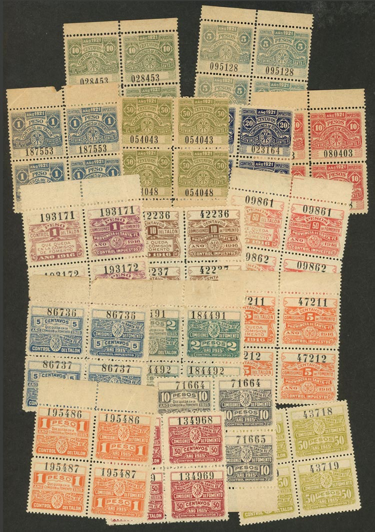 Lot 1167 - Argentina revenue stamps - Guillermo Jalil - Philatino Auction # 2632 ARGENTINA: Great general auction with very low starts! Lot 1167 - Argentina revenue stamps - Guillermo Jalil - Philatino Auction # 2632 ARGENTINA: Great general auction with very low starts!