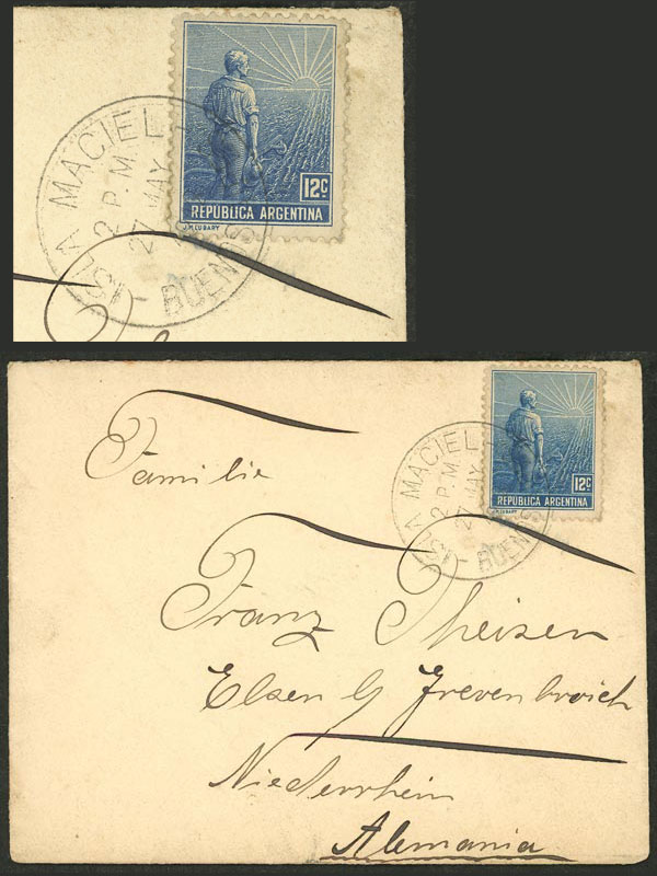 Lot 1086 - Argentina postal history -  Guillermo Jalil - Philatino Auction # 2632 ARGENTINA: Great general auction with very low starts!